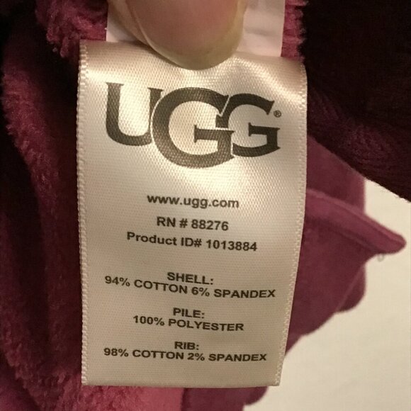 UGG Australia Sarasee Lonely Hearts Zip Front Hooded Jacket   Size M - Picture 14 of 15